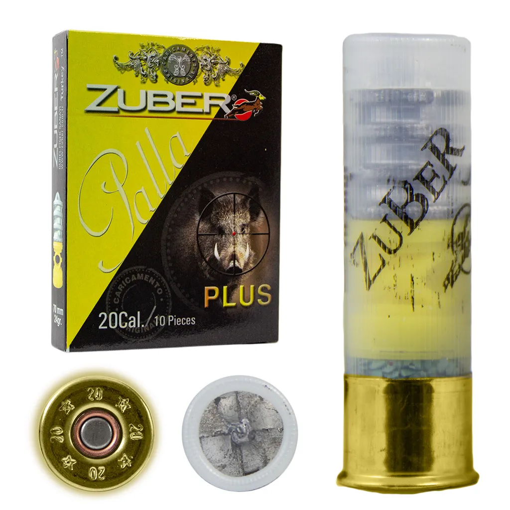  Патрон для гладкоствольного оружия ZUBER Palla Plus (20/70)(24г) в Алматы | Казахстан | Корган Центр | KORGAN