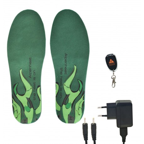 Стельки ALPENHEAT с подогревом Мод. WIRELESS HOTSOLE — одежда с подогревом для экстремальных условий | KORGAN.KZ