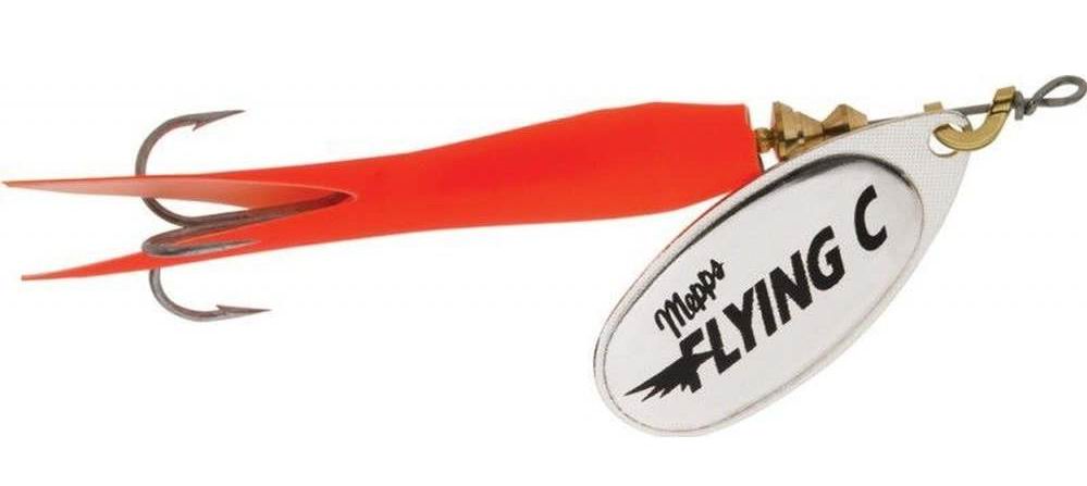 Блесна MEPPS AGLIA FLYING C (silver/red) — купить Вертушки в Алматы | KORGAN