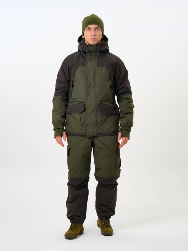 Костюм демисезонный "STRONG PRO" -15°C" (тк.таслан)(хаки) — куртки, жилеты, маскировочные костюмы, одежда для рыбалки и охоты | KORGAN Казахстан
