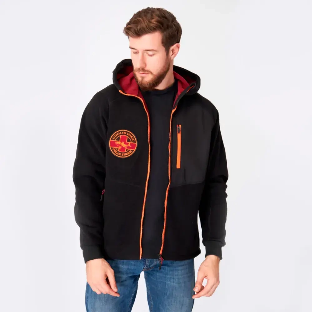 Куртка флисовая windstopper Polar Shark черный — куртки, жилеты, маскировочные костюмы, одежда для рыбалки и охоты | KORGAN Казахстан