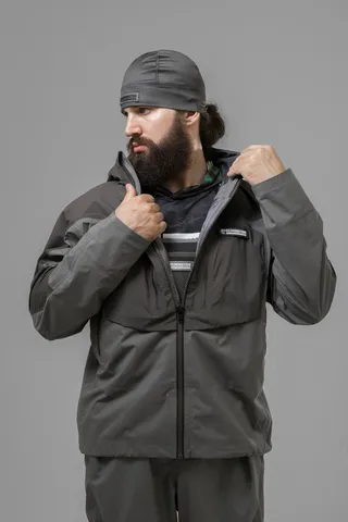 Куртка забродная Remington  Fishing  Rivers Black/Grey — куртки, жилеты, маскировочные костюмы, одежда для рыбалки и охоты | KORGAN Казахстан