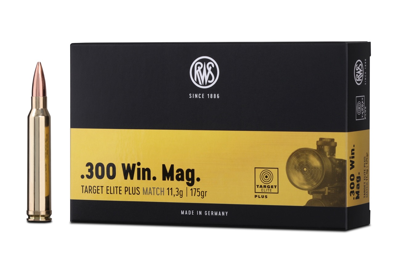 Купить Патрон для нарезного оружия RWS (.300 Win.Mag.) Target Elite Plus (175grs)(11,3г) в Алматы | Казахстан | Корган Центр