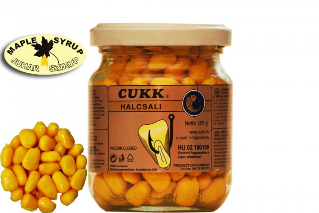 Кукуруза CUKK DELIKATES EXTRA (аромат кленового сиропа-желтая)(220мл.-125г.) — приманка, снасти и аксессуары для рыбалки | Алматы, Казахстан