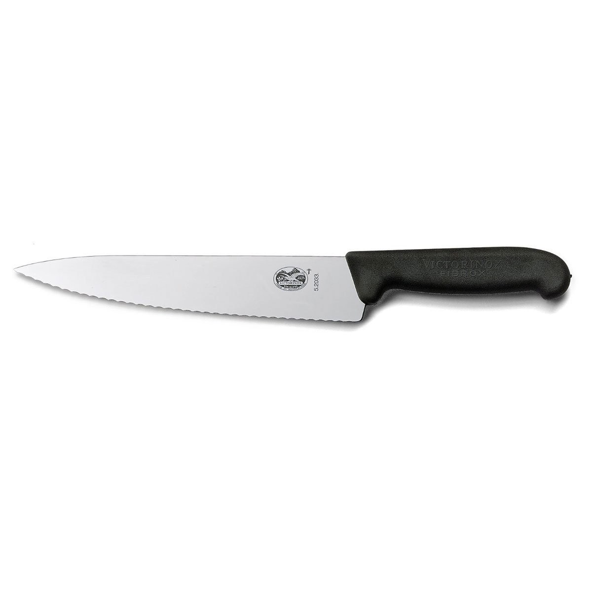 Кухонный нож VICTORINOX Мод. FIBROX CARVING SERRATED #5.2033.25 для кухни в Алматы, Казахстан