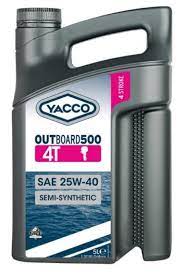 Масло моторное YACCO Мод. OUTBOARD 500 4T 25W40 - API SM — рыболовные и охотничьи товары в Алматы | KORGAN.KZ