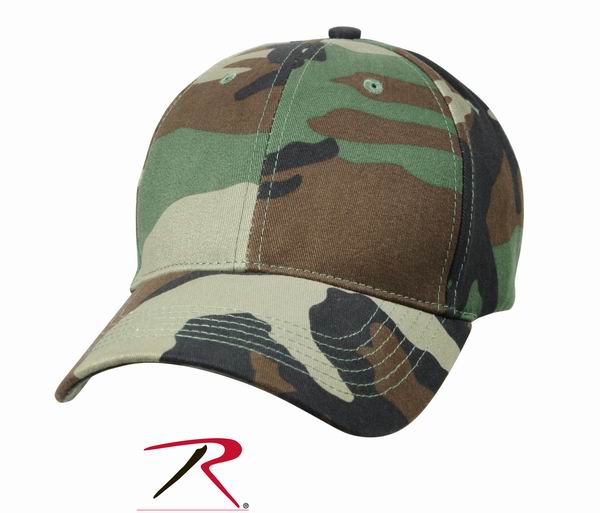 Кепка ROTHCO Мод. LOW PROFILE (Woodland Camo) — головной убор для рыбалки, охоты и туризма | KORGAN.KZ