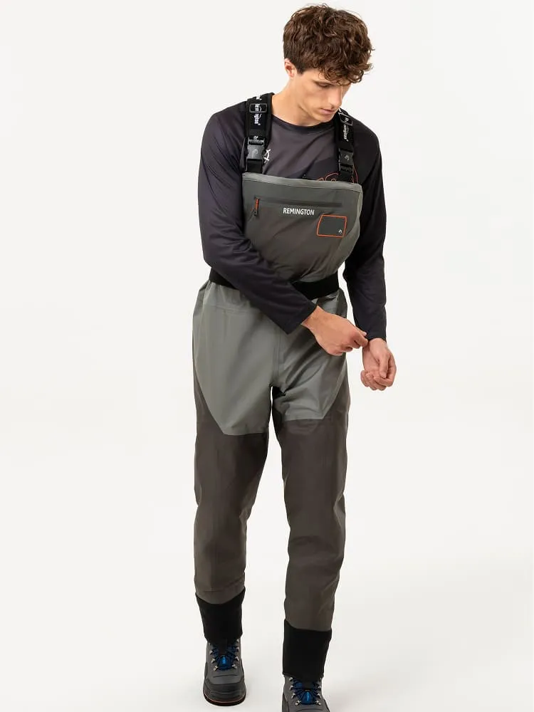 Вейдерсы забродные Remington  Fishing  Rivers Black/Grey — технические характеристики, материалы и назначение | KORGAN