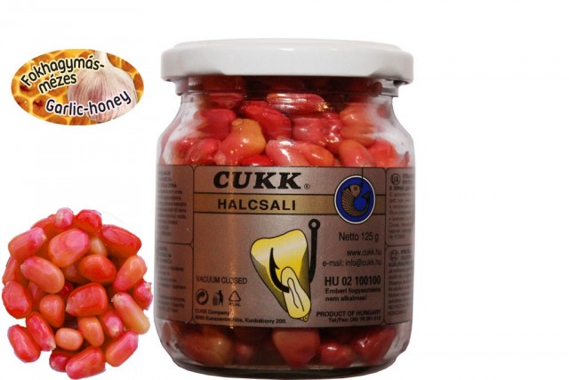 Кукуруза CUKK DELIKATES EXTRA (аромат медово/чесночный-розовая)(220мл.-125г.) — приманка, снасти и аксессуары для рыбалки | Алматы, Казахстан