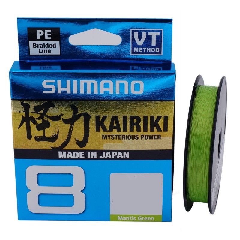 Шнур SHIMANO KAIRIKI 8 MANTIS GREEN — рыболовная леска, снасти и аксессуары | Алматы, Казахстан