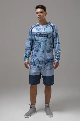 Футболка (джерси)  Remington Fishing Вreeze Вlue — одежда для охоты, рыбалки, туризма и города | KORGAN.KZ