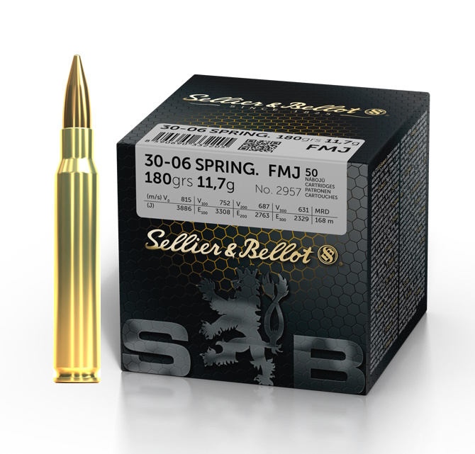 Купить Патрон для нарезного оружия S&B (.30-06 Sprg.)(FMJ-2957)(180grs)(11,7г) в Алматы | Казахстан | Корган Центр