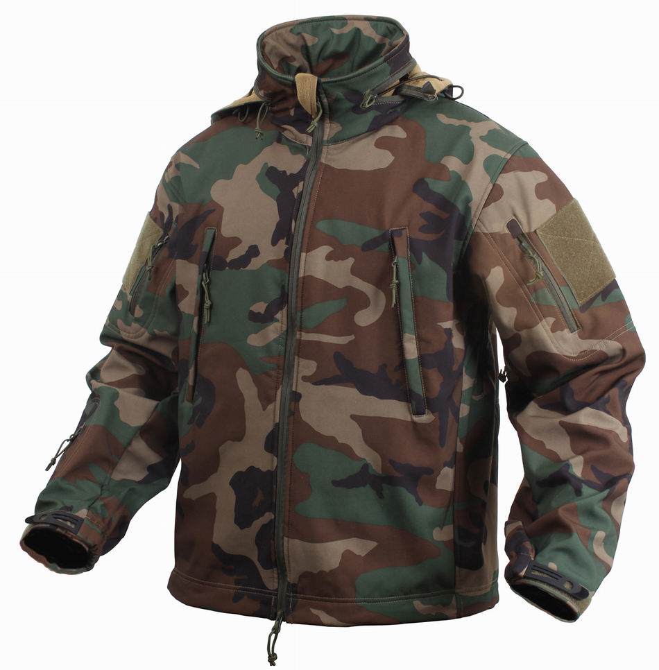 Куртка ROTHCO Мод. SPECIAL OPS SOFTSHELL (Woodland Camo) — куртки, жилеты, маскировочные костюмы, одежда для рыбалки и охоты | KORGAN Казахстан