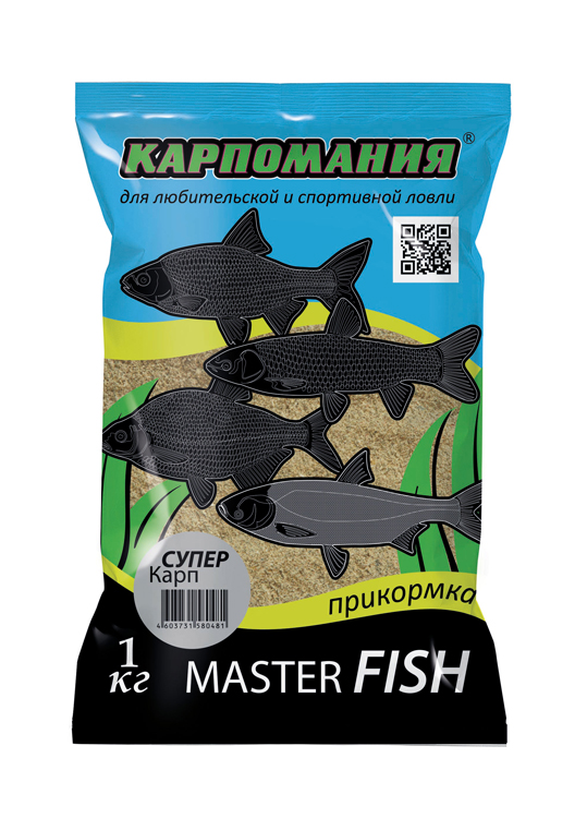 Прикормка КАРПОМАНИЯ MASTER FISH (супер карп)(1кГ) — приманка, снасти и аксессуары для рыбалки | Алматы, Казахстан
