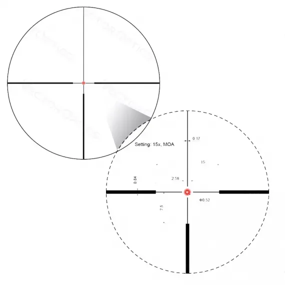Оптический прицел VECTOR OPTICS Мод. CONTINENTAL HUNTING 2.5-15x56i SFP для охоты в Алматы, Казахстан