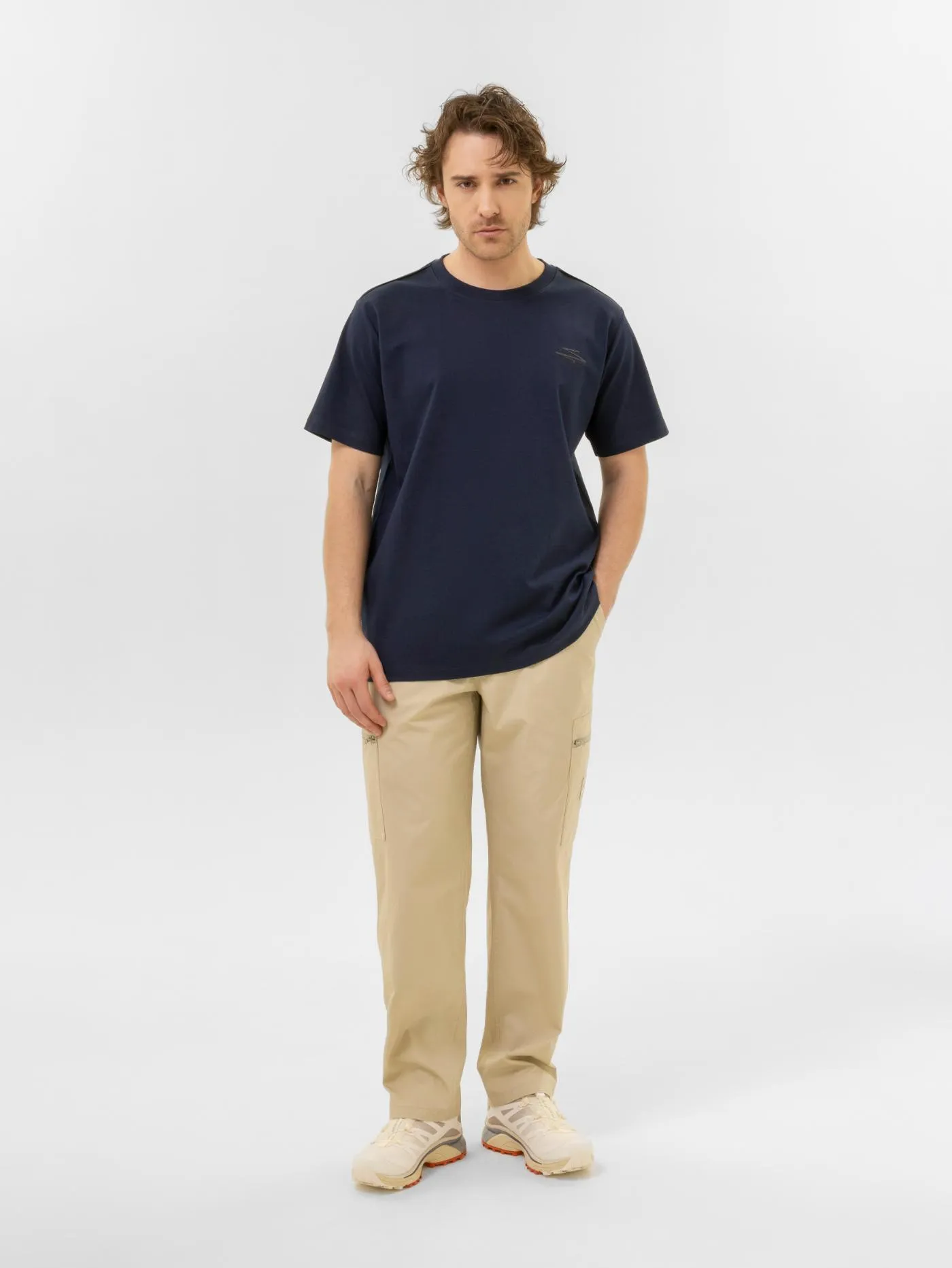 Футболка мужская Remington Casual Logo Dark Blue — одежда для охоты, рыбалки, туризма и города | KORGAN.KZ