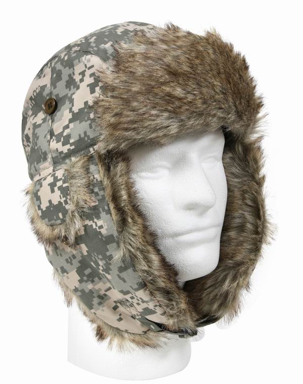 Шапка ROTHCO Мод. FUR (A.C.U. Digital Camo) — головной убор для рыбалки, охоты и туризма | KORGAN.KZ