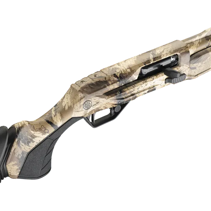 Гладкоствольное ружье BERETTA Moд. AX800 SUPREMA SYNTHETIC CAMO OPTIFADE MARSH KICK-OFF  (полуавтоматическое) калибра 12/89 — детальное фото
