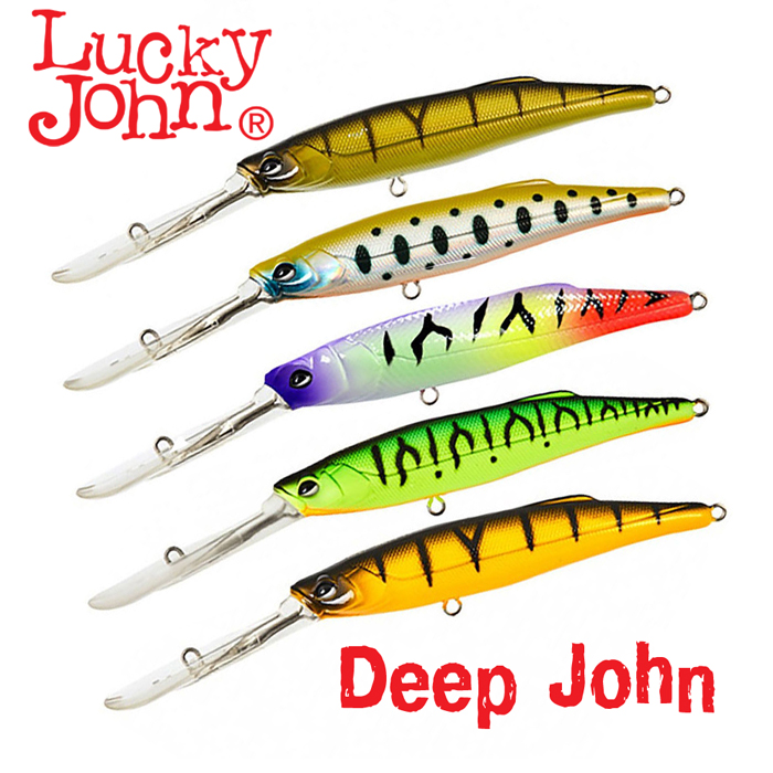 Воблер LUCKY JOHN Мод. DEEP JOHN 001 — приманка, снасти и аксессуары для рыбалки | Алматы, Казахстан