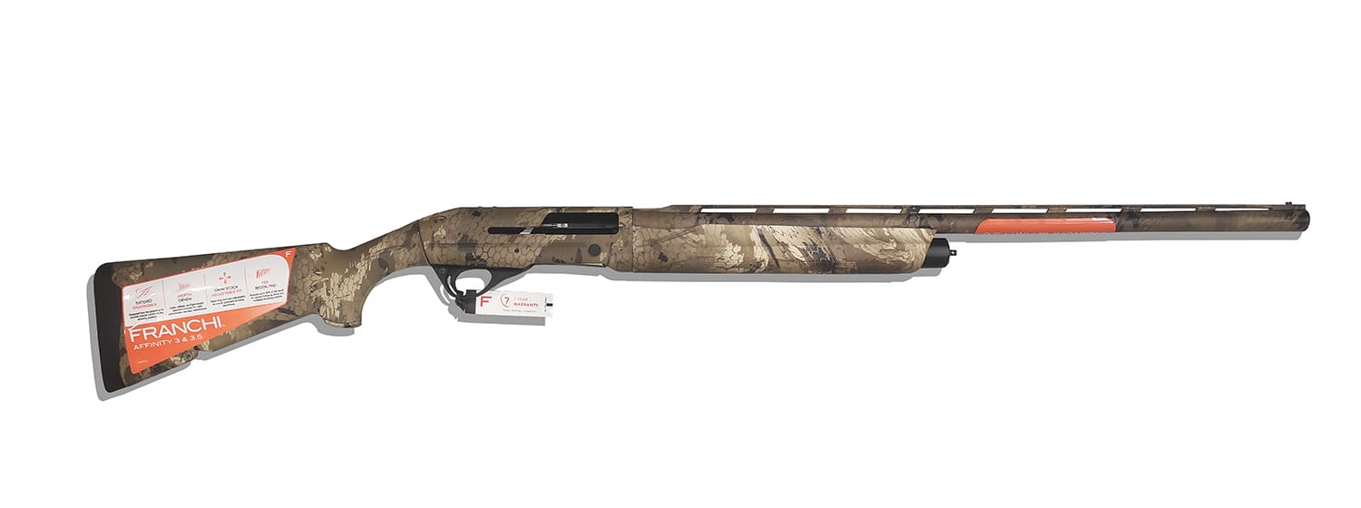 Гладкоствольное ружье FRANCHI Moд. AFFINITY 3 OPTIFADE MARSH CAMO (полуавтоматическое) калибра 12/76 — детальное фото