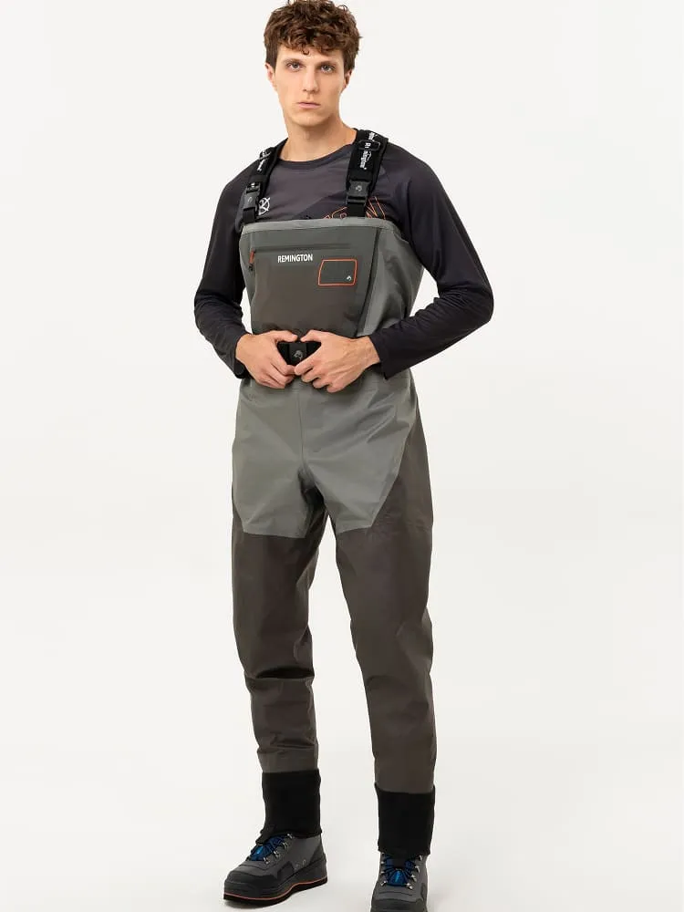 Вейдерсы забродные Remington  Fishing  Rivers Black/Grey — технические характеристики, материалы и назначение | KORGAN