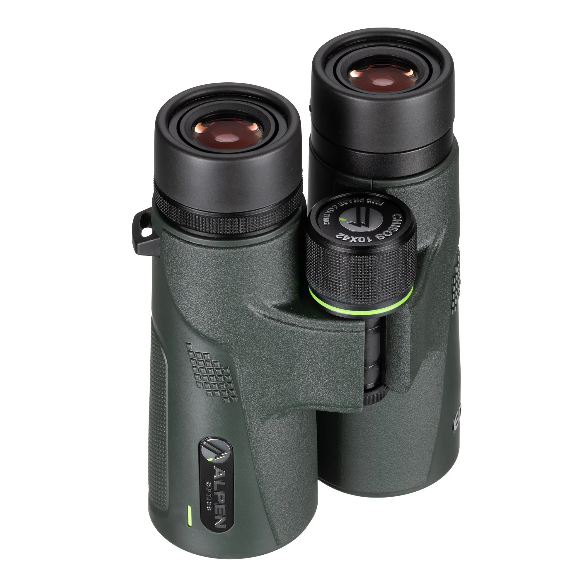 Бинокль ALPEN OPTICS Мод. CHISOS 10X42 ED BaK-4 ROOF PRISM для охоты и туризма в Алматы, Казахстан