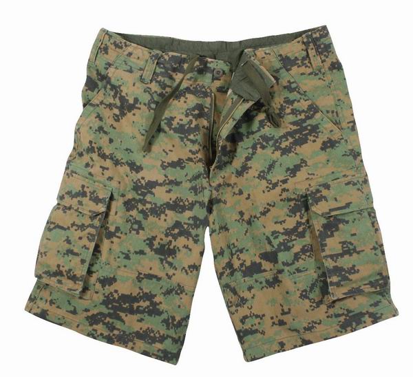 Шорты ROTHCO Мод. VINTAGE PARATROOPER CARGO (Woodland Digital Camo) — брюки и шорты для охоты, рыбалки и туризма | KORGAN.KZ