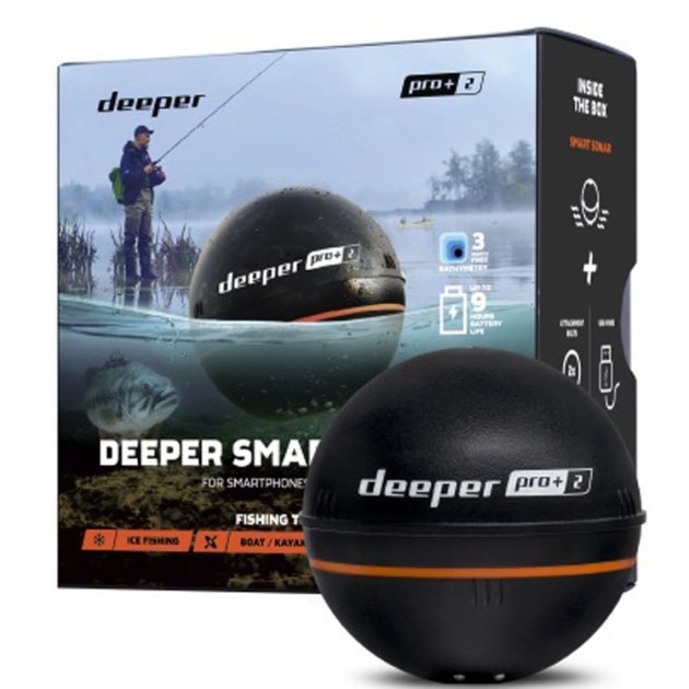 Беспроводной эхолот DEEPER PRO+ 2 — рыболовные и охотничьи товары в Алматы | KORGAN.KZ