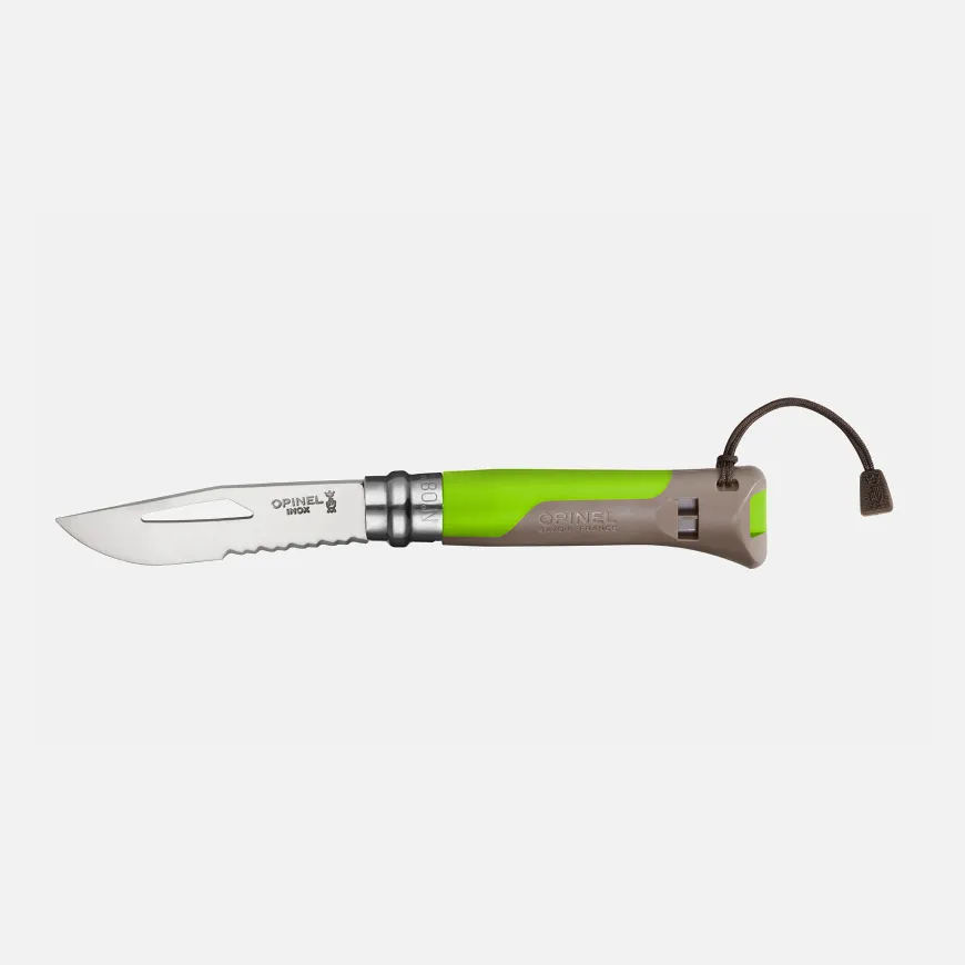 Купить Нож Opinel OUTDOR №08 FLUOR Зеленый в Алматы — магазин Korgan Center | Казахстан | Доставка во все регионы