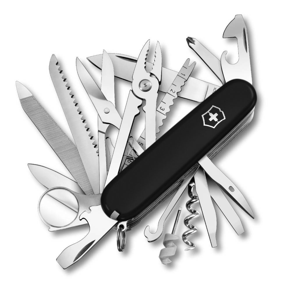 Купить Складной нож VICTORINOX Мод. SWISSCHAMP BLACK в Алматы — магазин Korgan Center | Казахстан | Доставка во все регионы