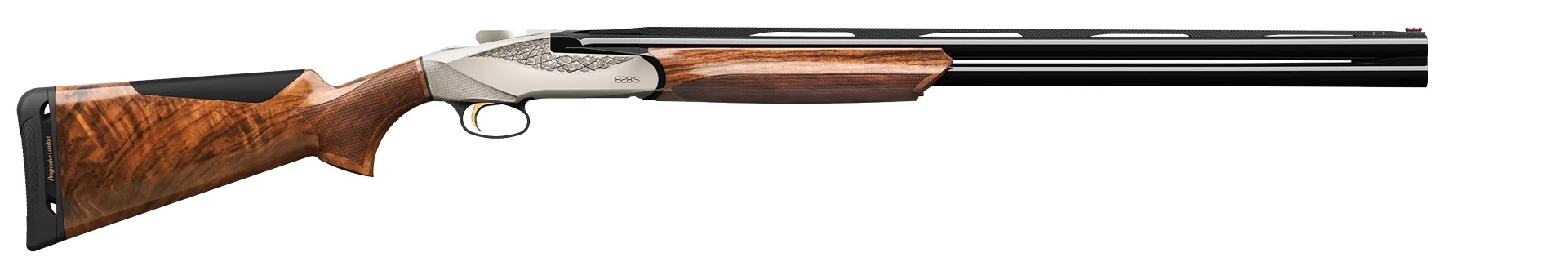 Гладкоствольное ружье BENELLI Мод. 828S A.I. SILVER WOOD P-COMFORT CRIO LH  (двуствольное) калибра 12/76 — детальное фото