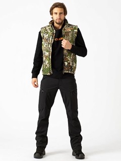 Жилет TRITON "RIDGE"  (тк.soft shell/флис)(forest green) для рыбалки и охоты в Алматы, Казахстан
