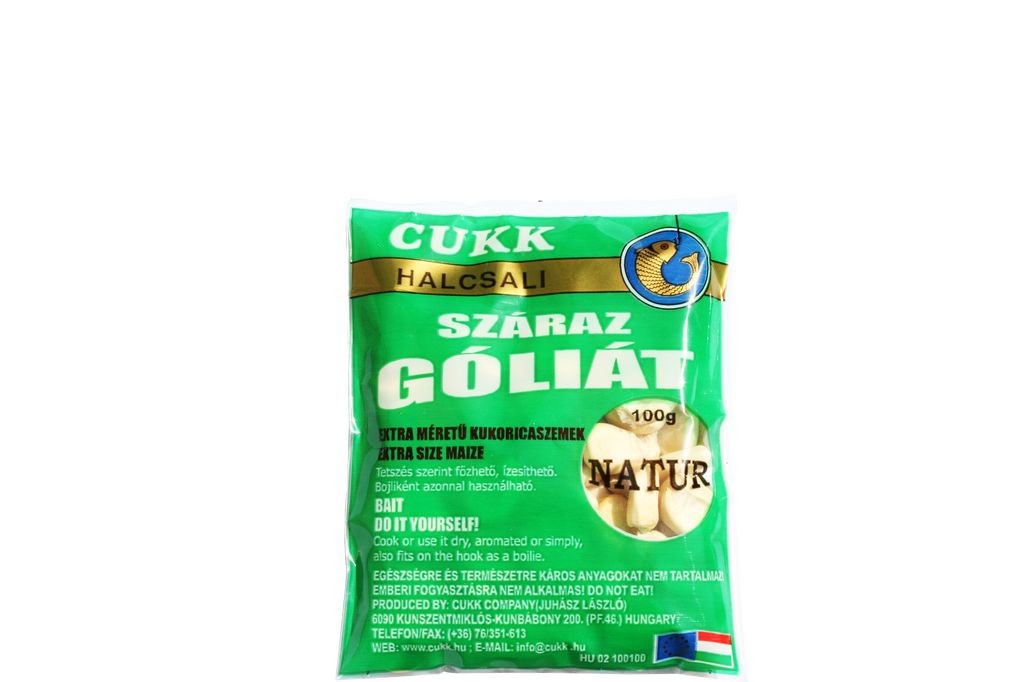 Сухие зерна кукурузы CUKK GOLIAT для приготовления прикормки (100г.) — приманка, снасти и аксессуары для рыбалки | Алматы, Казахстан