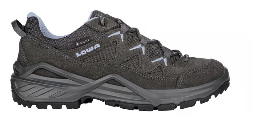 Ботинки SIRKOS EVO GTX LO Ws graphite/iceblue LOWA — обувь, стельки и уход за обувью | KORGAN.KZ
