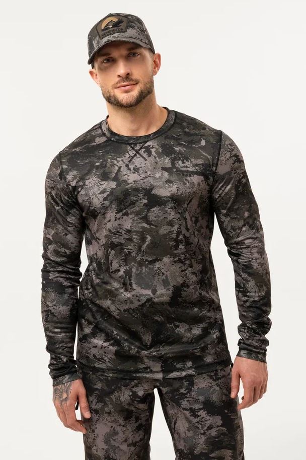 Лонгслив Remington Professional Black Camo — одежда для охоты, рыбалки, туризма и города | KORGAN.KZ