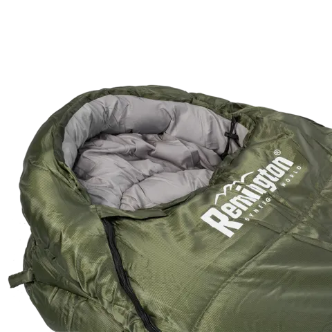 Мешок спальный Remington (зеленый)(220x80x50см)(до -2°C)(вес:1750гр)) — купить Алматы Korgan.kz