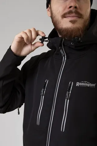 Костюм Remington Universal Black — куртки, жилеты, маскировочные костюмы, одежда для рыбалки и охоты | KORGAN Казахстан