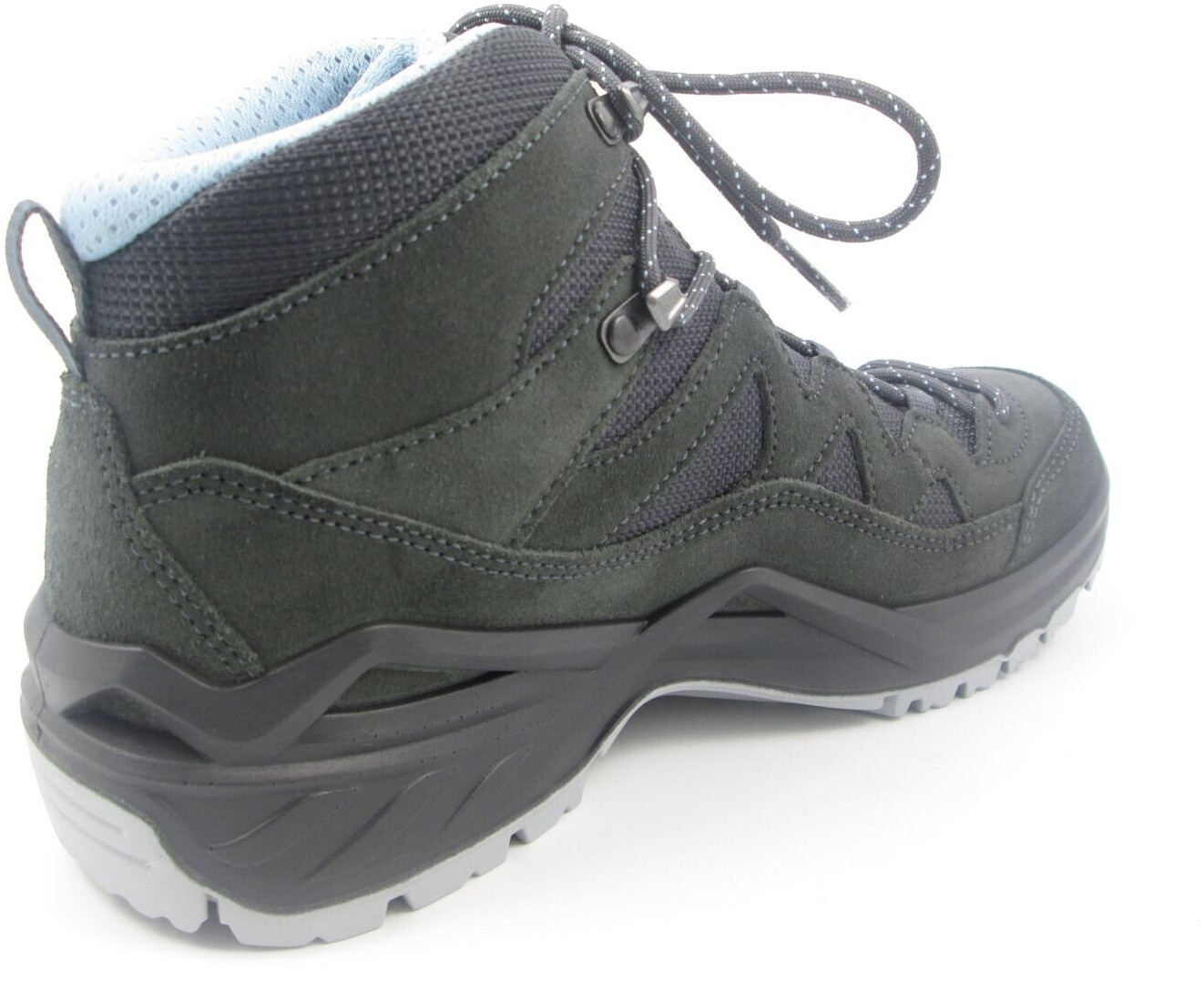 Ботинки SIRKOS EVO GTX MID Ws anthracite/ice blue LOWA — обувь, стельки и уход за обувью | KORGAN.KZ