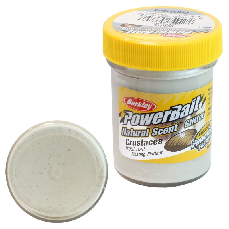 Паста BERKLEY POWERBAIT NATURAL GLITTER TROUT BAIT — приманка, снасти и аксессуары для рыбалки | Алматы, Казахстан