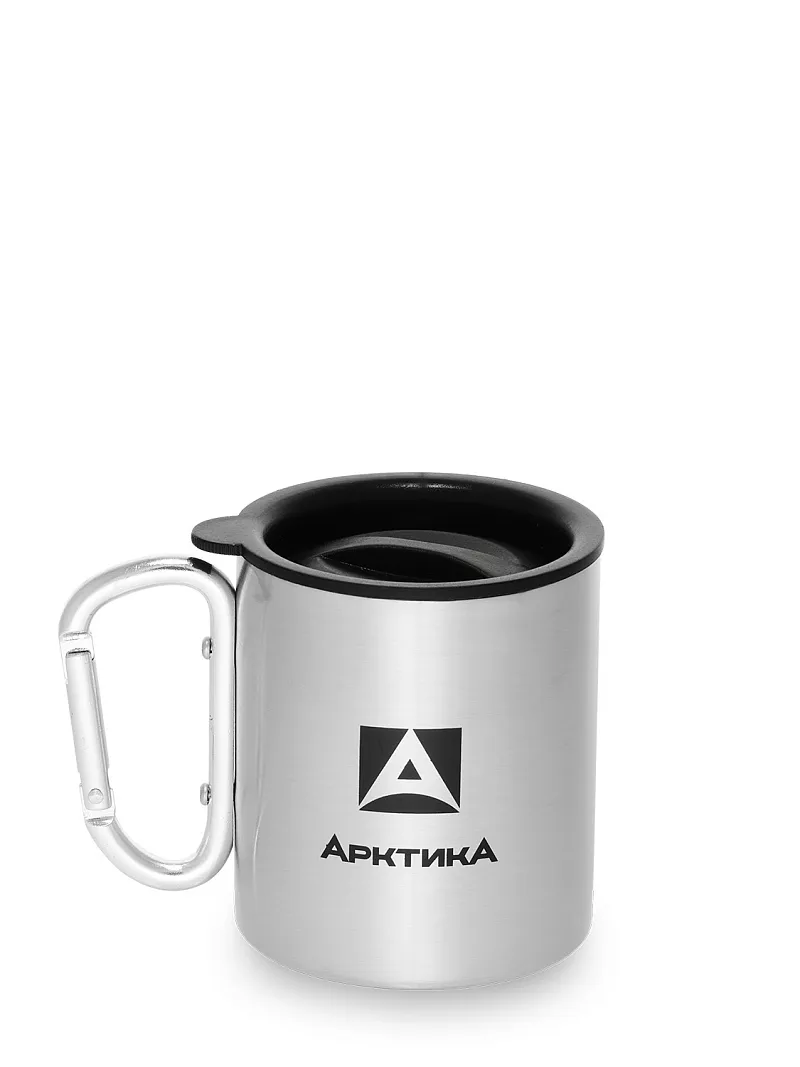 Кружка-термос ARCTICA с карабином — качественный термос для походов, туризма и активного отдыха