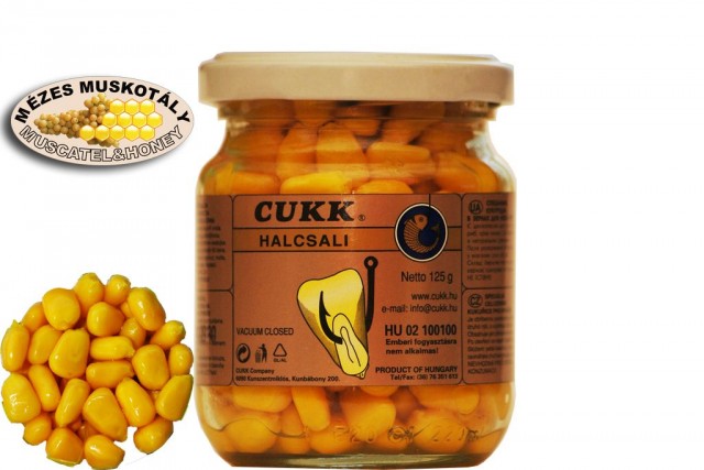 Кукуруза CUKK DELIKATES EXTRA (аромат медово/мускатный-желтая)(220мл.-125г.) — приманка, снасти и аксессуары для рыбалки | Алматы, Казахстан