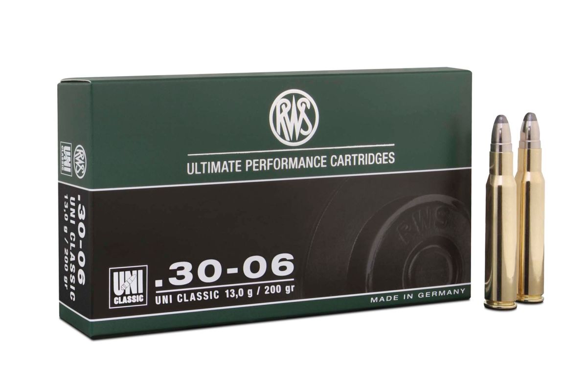 Купить Патрон для нарезного оружия RWS (.30-06 Sprg.) UNI Classic (201grs)(13,0г) в Алматы | Казахстан | Корган Центр