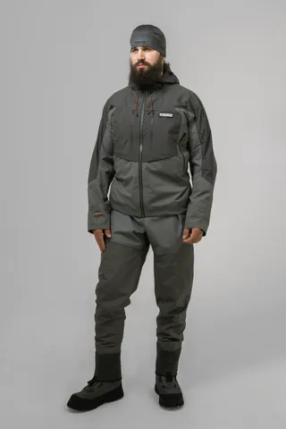Куртка забродная Remington  Fishing  Rivers Black/Grey — куртки, жилеты, маскировочные костюмы, одежда для рыбалки и охоты | KORGAN Казахстан