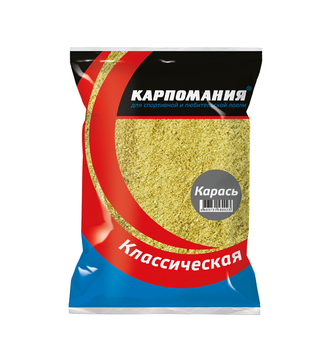 Прикормка КАРПОМАНИЯ КЛАССИЧЕСКАЯ (карась)(750г.) — приманка, снасти и аксессуары для рыбалки | Алматы, Казахстан