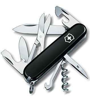 Купить Складной нож VICTORINOX Мод. CLIMBER ONYX в Алматы — магазин Korgan Center | Казахстан | Доставка во все регионы