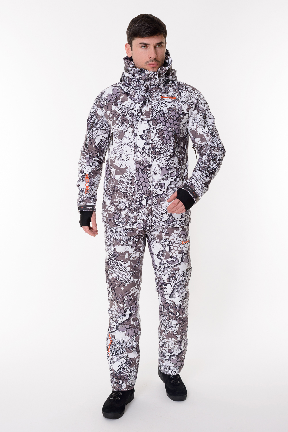 Костюм демисезонный  TRITON "Triton Pro -15°C" (тк.вельбоа)(белый) — куртки, жилеты, маскировочные костюмы, одежда для рыбалки и охоты | KORGAN Казахстан
