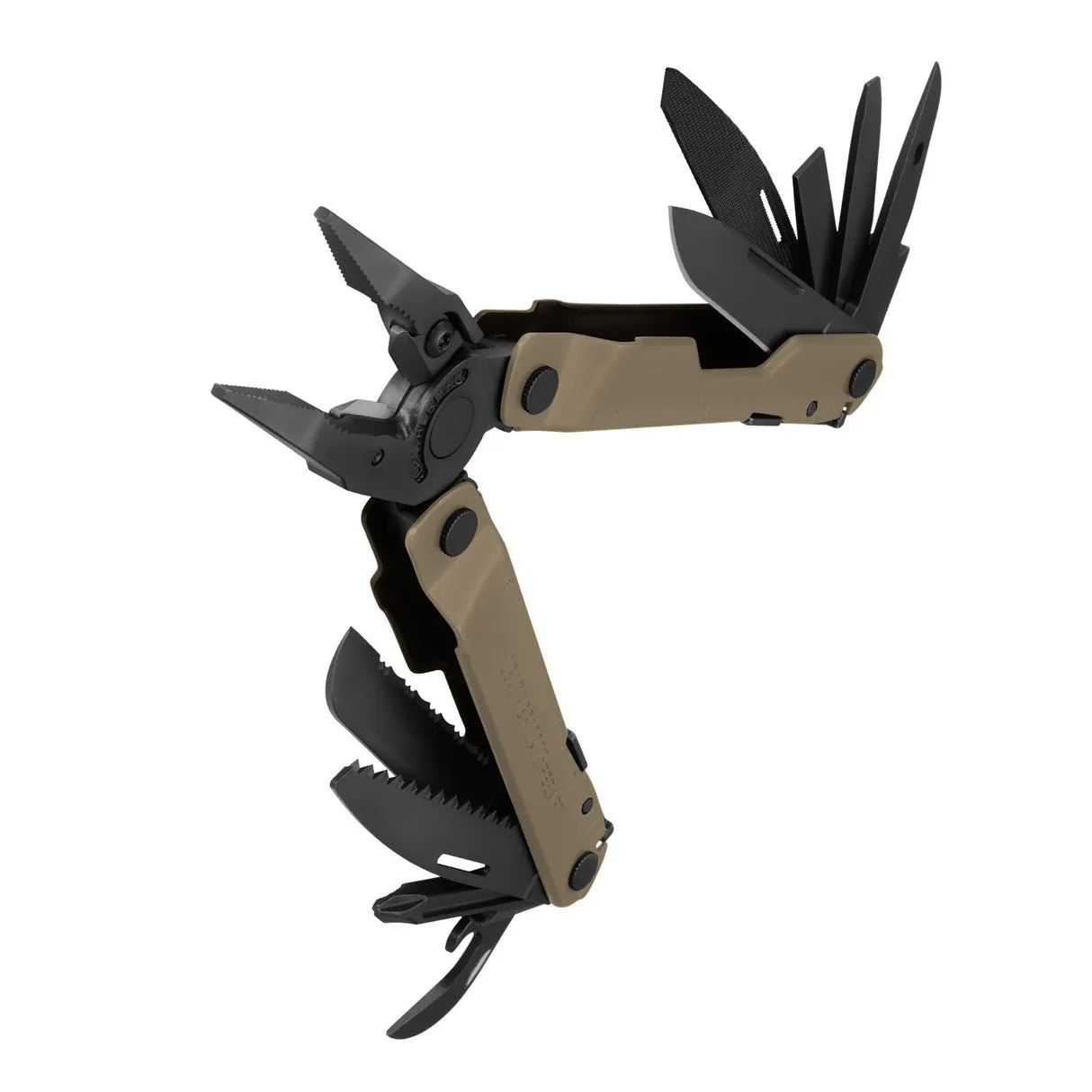 Мультиинструмент LEATHERMAN Мод. REBAR BLACK COYOTE TAN для охоты и туризма в Алматы, Казахстан