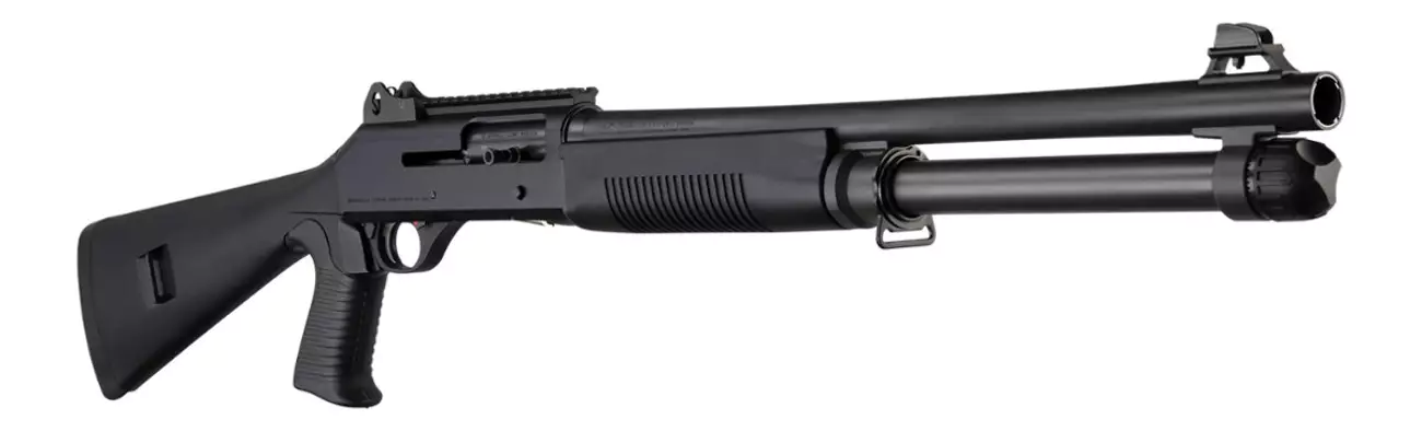 Гладкоствольное ружье BENELLI Moд. M4 BLACK PISTOL GRIP (полуавтоматическое) калибра 12/76 — детальное фото