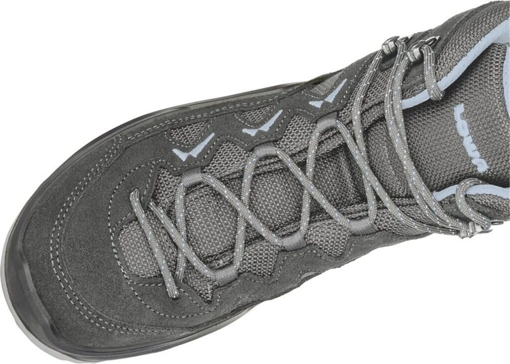 Ботинки SIRKOS EVO GTX MID Ws anthracite/ice blue LOWA — обувь, стельки и уход за обувью | KORGAN.KZ