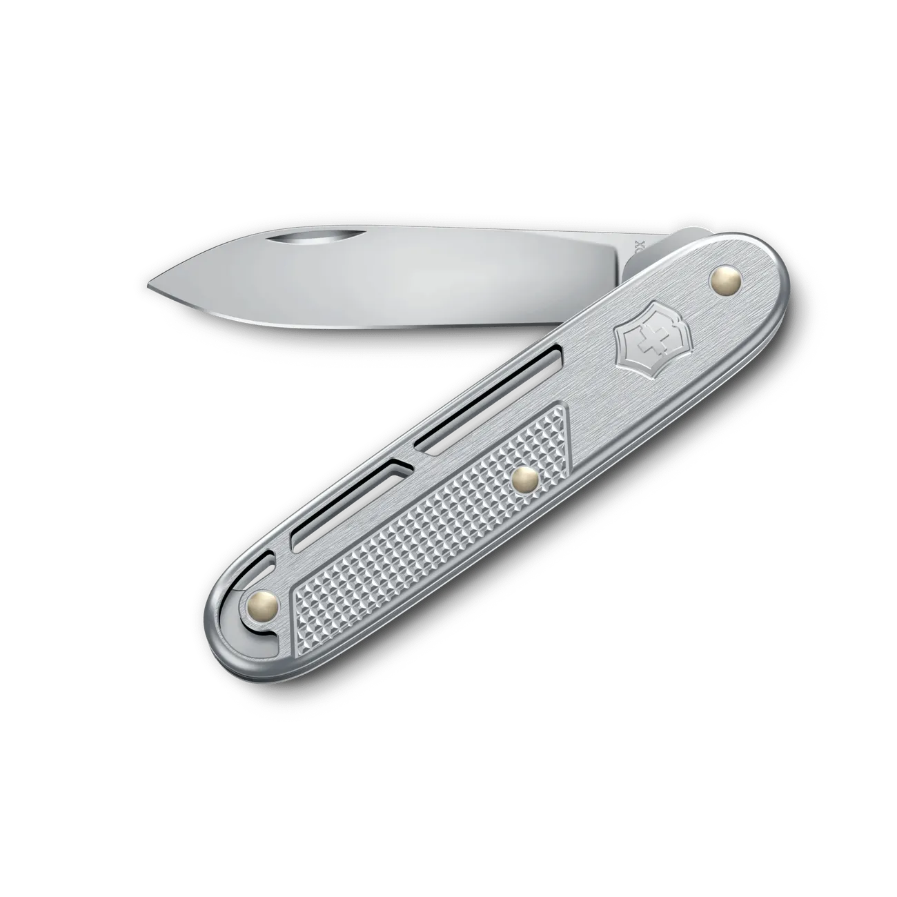 Купить Складной нож VICTORINOX Мод. ONEFOLD ALOX SILVER в Алматы — магазин Korgan Center | Казахстан | Доставка во все регионы